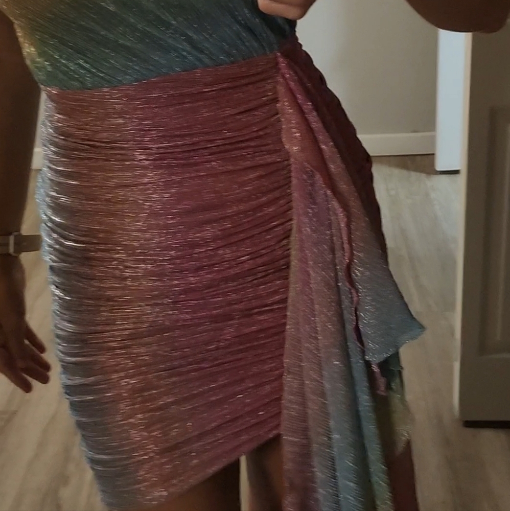 Patbo Prism Lurex Mini Dress - Picture 10 of 15